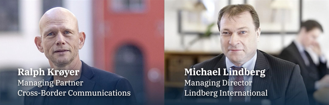 Portrait of Ralph Krøyer, Managing Partner at CBC, and Michael Lindberg, Managing Director at Lindberg International